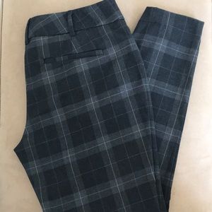 Plaid Ankle Pants